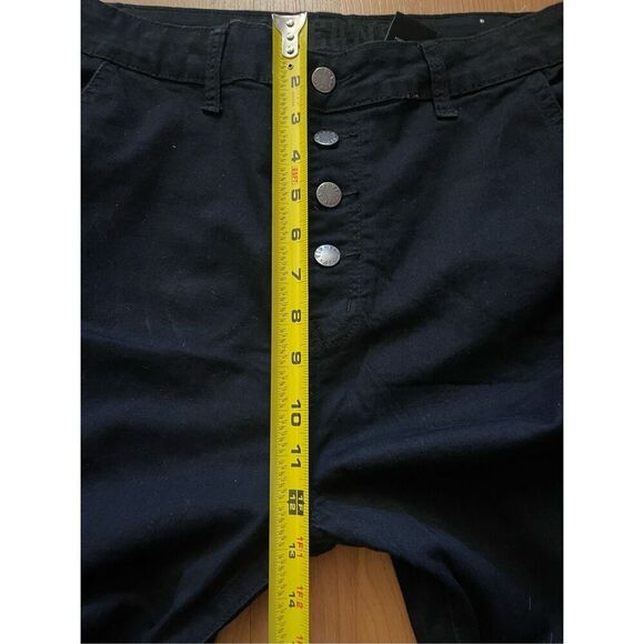 VIP High Waisted Women’s Pants Button Up Wide Leg Size 32 - Picture 4 of 7